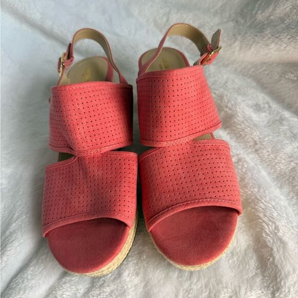 Liz Claiborne Coral Wedge Sandals - Picture 3 of 5
